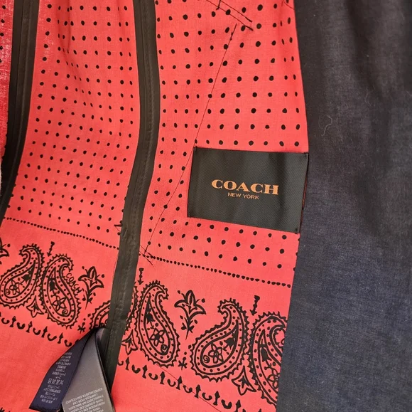 Coach, Stylish Black Belted Rain Coat, NWT, Size 4 - Picture 8 of 17